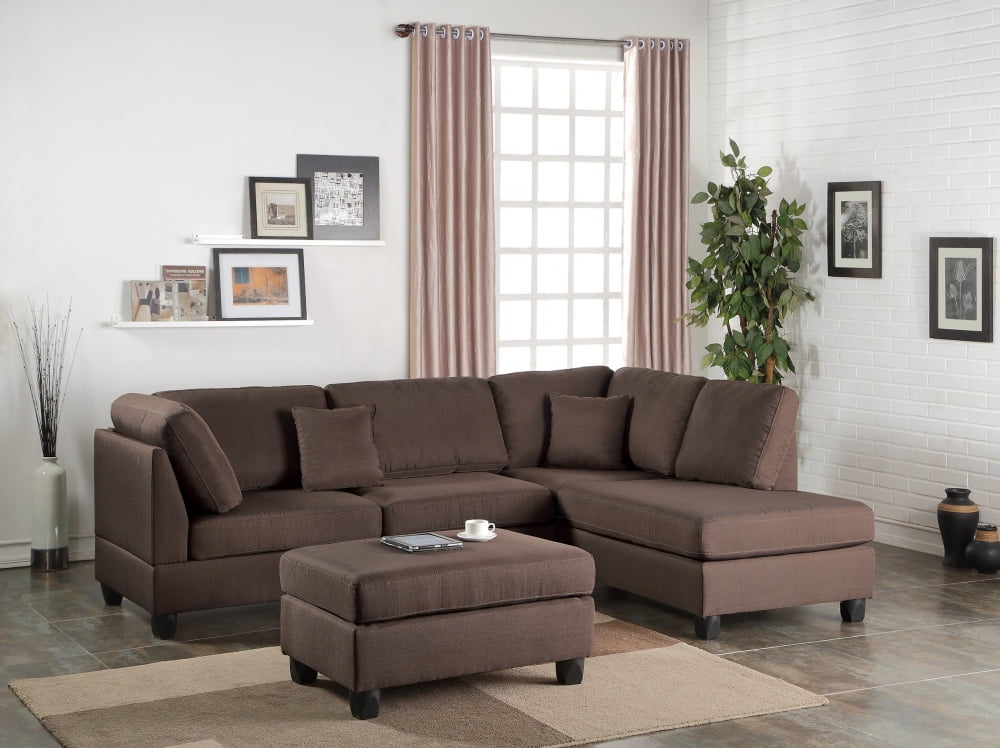 Everleigh 105 reversible sectional clearance with ottoman