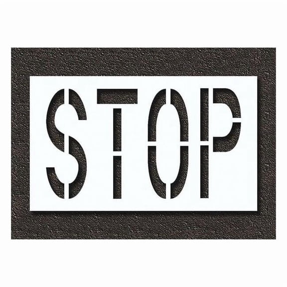 Rae Pavement Stencil,Stop, STL-108-72403 STL-108-72403