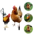 thumbnail image 7 of OUNONA rooster garden stake decoration Garden Sign Acrylic Decoration Lawn 2Pcs, 7 of 7