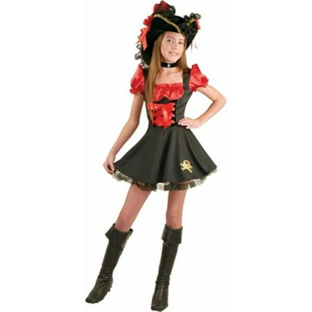 Preteen Red Storybook Pirate Costume