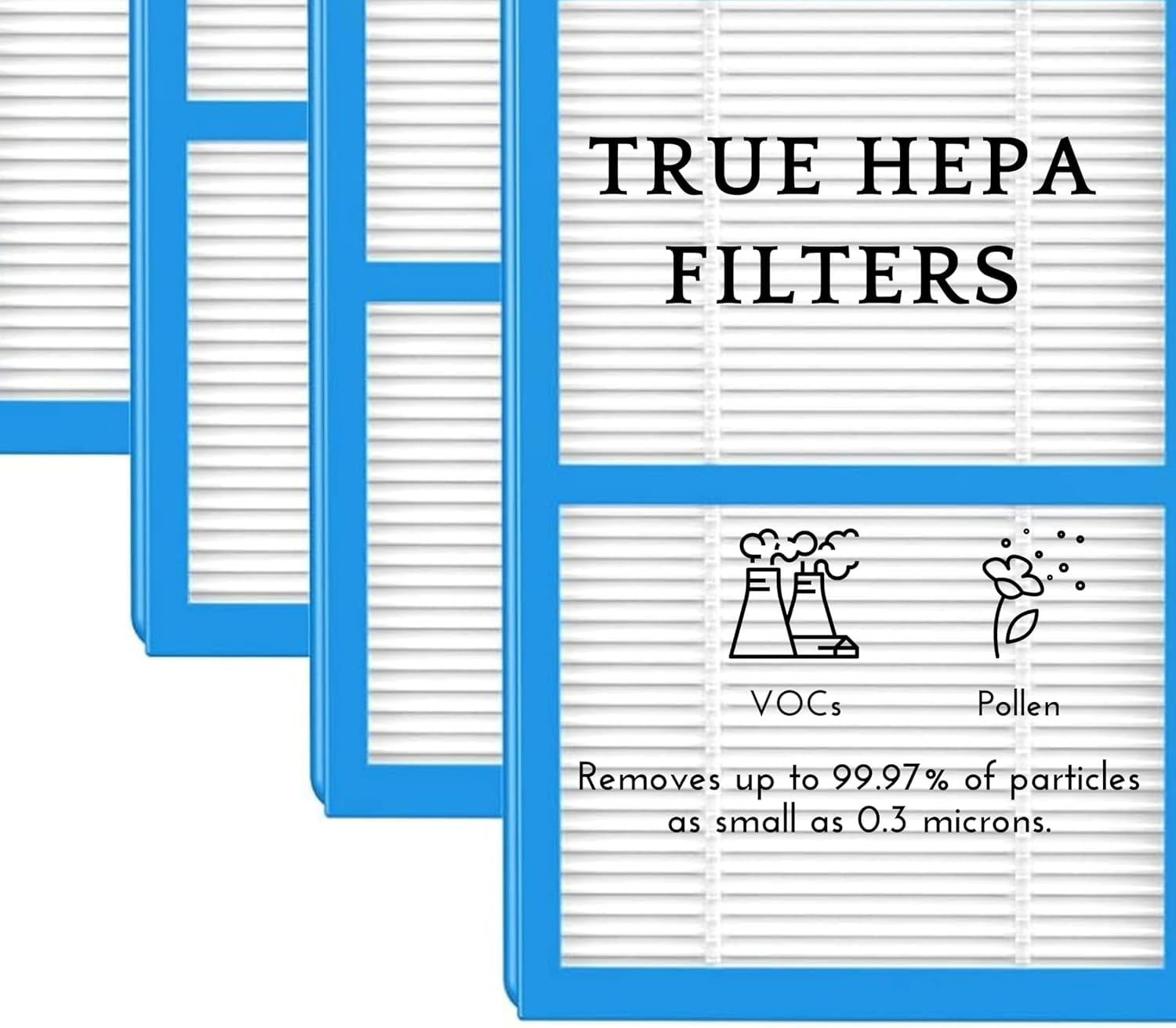 Nispira AER1 Replacement Filter Compatible with Holmes Total Air Purifier HAPF30AT HAP242-NUC 4 HEPA 4 Carbon Booster