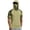 Beige, variant on Men Summer Quick Dry Short Sleeve Hooded T Shirt with Face Cover Breathable Sun Protection Athletic Tops for Fishing Hiking Running Workout Outdoor Sports