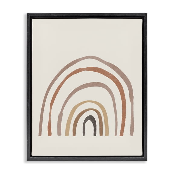 Stupell Industries Bohemian Black Floating Frame Canvas Art, 17 x 21, by Sisi and Seb