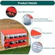 thumbnail image 3 of 10-compartment chicken nesting box con metal legs, roll-away design, lid cover to protect eggs, 3 of 6
