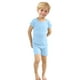 thumbnail image 1 of Odeerbi 6M-7Y Conjunto de Pijama de Verano Para Niños Y Niñas de Punto Elástico Con Camiseta de Manga Corta Y Pantalón Corto de Cintura Alta Conjunto de Pijama de Dos Piezas, 1 of 5