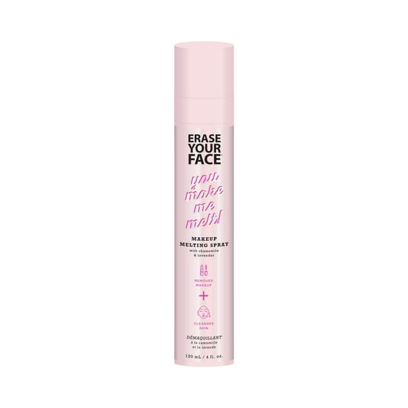 Erase Your Face Makeup Removing Melting Spray, Chamomile & Lavender, 120 ml