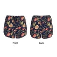 thumbnail image 6 of Sigee Flower for Women's Athletic Shorts High Waisted Running Shorts Pocket Sporty Short Gym Elastic Workout ShortsSmall, 6 of 9