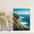 thumbnail image 2 of Ocean Coastline Canvas Wall Art， Perfect for Living Room， Bedroom， Office， Bathroom， and Hotel Decoration., 2 of 8