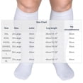 thumbnail image 4 of Lutiedan Plus Size Knee High Socks for Women, Seamless High Stretch Socks, Wide Calf Circumference 40-65cm Socks XXL-7XL,White, 4 of 6