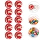 thumbnail image 4 of Bolas de rebote de plástico de 20 piezas Bolas hinchables de colores surtidos Bolas de salto creativas, 4 of 5