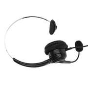 Amonsee Wired Mono Headset 3.5mm with Noise Cancelling Microphone Volume Control