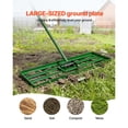 thumbnail image 2 of KFFKFF Lawn Leveling Rake, 48"x10" Ground Leveling Tool, Durable Yard Rake with 78" Steel Extended Handle, Ideal for Garden, Golf Course, and Farm Maintenance, 2 of 9