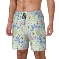 thumbnail image 1 of Fotbe Honey Bees And Flowers Traje de Baño para Hombre – Shorts de Natación de Secado Rápido con Forro y Bolsillos-X-Large, 1 of 6
