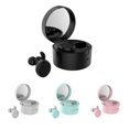 thumbnail image 4 of Bluelans Xw-t9 auriculares inalámbricos estéreo Bluetooth 5,0 compatibles con caja de almacenamiento espejo de maquillaje, 4 of 5