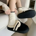 thumbnail image 5 of Taqqpue Womens Slipper Winter Warm Indoor Comfortable Soft Bottom Cotton House Slippers Lined Anti-Skid Rubber Sole Bedroom Cozy Indoor Outdoor Slippers, 5 of 8