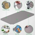 thumbnail image 4 of CozyNestFinds Wire Shelf Liner 18" x 48" Value Pack of 5 Flat Heavy Duty Waterproof Non-Adhesive Industrial Strength Plastic Mats for Tier Shelving Unit, Gray, 4 of 14