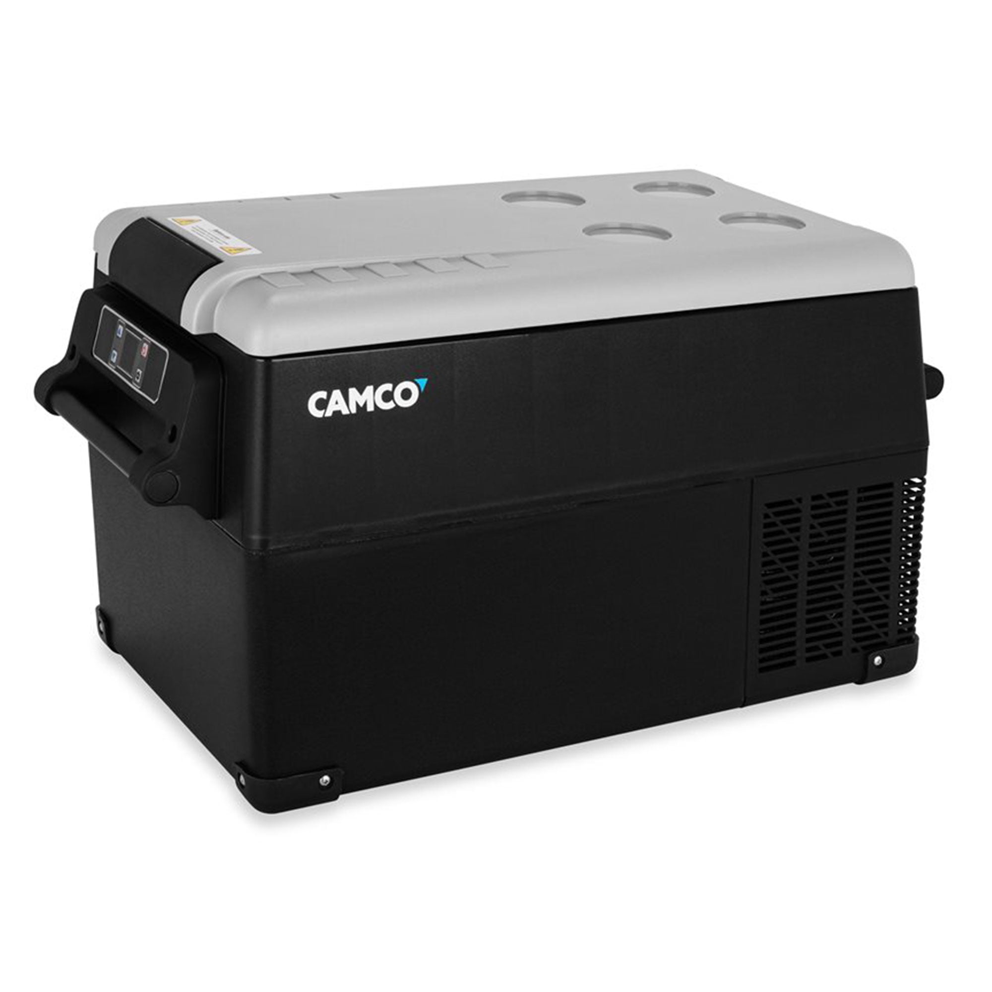 Camco Mobile App control Portable Refrigerator with 7-foot AC adapter Plastic/Polymer Black, 28lb