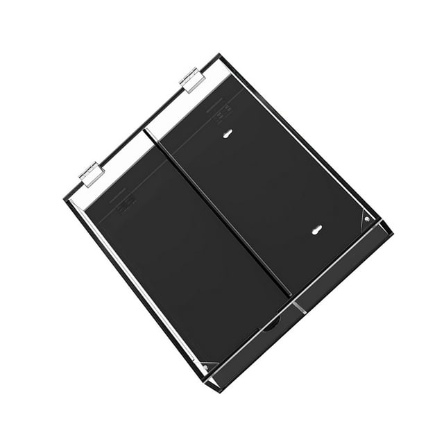bedienty Baseball Card Display Cabinet for Protection Clear Card View 260x48x365mm Display Case Sports 2 tier