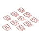thumbnail image 3 of 100 Clips De Papel Con Forma, Clips De Papel De Acero Inoxidable, Clips De Oficina Portátiles Ligeros De Estilo Lindo De Metal Para La Clasificación De Archivos De Documentos, Organizadores De Escrito, 3 of 14