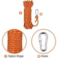 thumbnail image 2 of BeGrit Orange 1/4" x 65.6 ft Reflective Polypropylene Anchor Rope for Kayak & Canoe, 2 of 6
