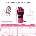 thumbnail image 3 of SNOWYES Kids Heated Ski Gloves, 3-Heat Settings, Rechargeable, Water Resistant, Windproof, Ideal for Skiing, Snowball Fights, Cycling, 3 of 7