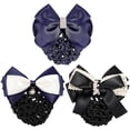 thumbnail image 2 of Hair Nets Cover For Buns In Assorted Color 11.50X8.00X2.00Cm For Women Daily Wearing 3Pcs, 2 of 2