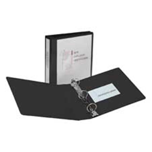 Avery Consumer Products AVE19600 Showcase View Binder- 1in. Capacity- 11in.x8-.50in.- Black