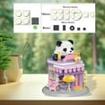thumbnail image 6 of SKQIT Street View Coffee Shop Mini Building Blocks,911 Pieces Cute Panda Animal Micro Building Sets,Simulation Architecture Construction Toy,Creative Gifts for Adults, 6 of 13
