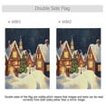 thumbnail image 6 of Ryvnso Christmas Houses Winter Pattern Garden Flag 28x40 Inch Double Sided Seasonal Yard Decoration, 6 of 6