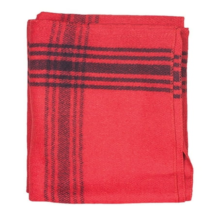 NAVY-STRIPED RED WOOL BLANKET - Walmart.com