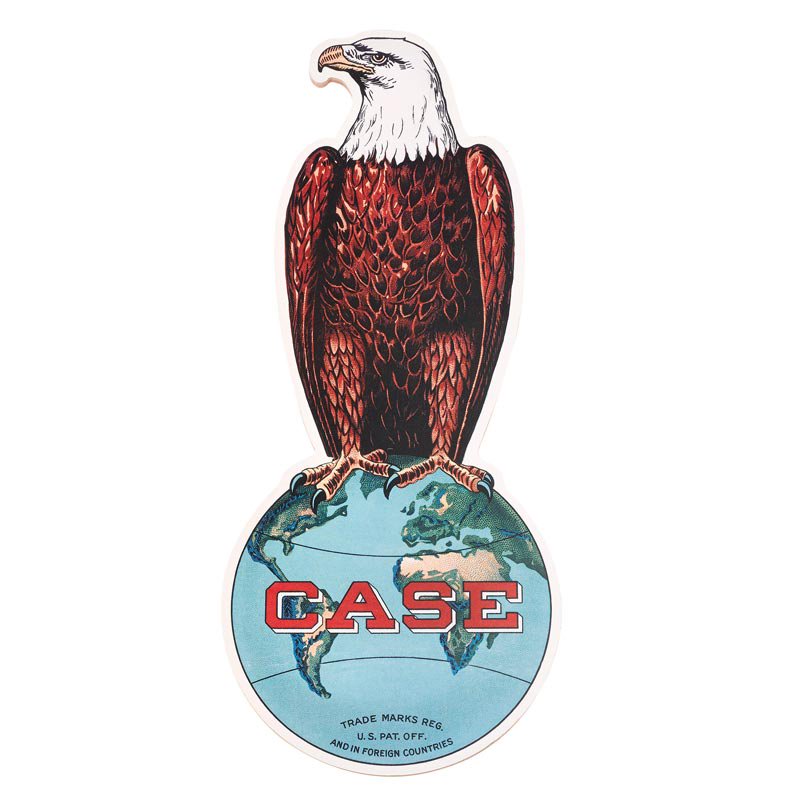 Old Abe Case Eagle 23" x 10" Wooden Sign