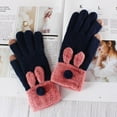 thumbnail image 4 of Ladies Knitted Gloves Anti-Slip Winter Gloves Touch Screen Gloves for Students, 4 of 10