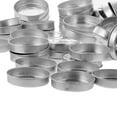 thumbnail image 3 of 100x Cajas Vacío de Aluminio Luz de Té Accesorios Artesanía Manualidad Hogar Decoración Bricolaje Compatibilidad Universal Duradero Moldes de vela Gloria Caja de aluminio, 3 of 7