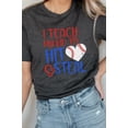 thumbnail image 2 of Teach My Kid To Hit and Steal PLUS Graphic Tee T-Shirt, 2 of 3