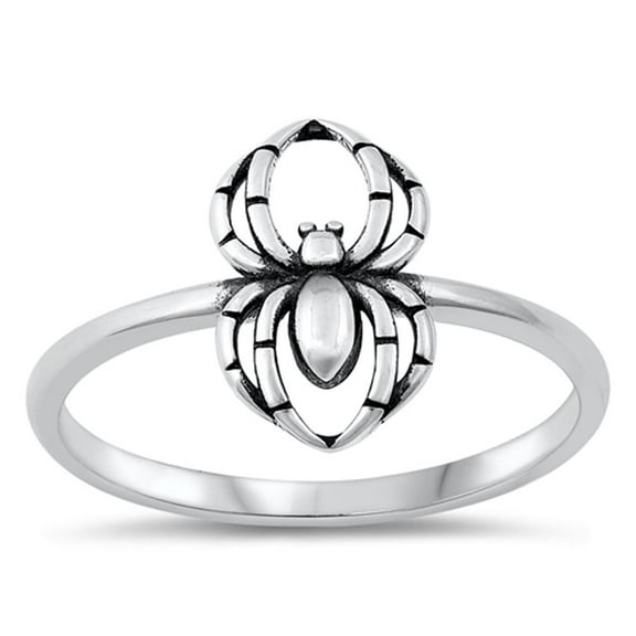 Spider Creativity Wealth Ring .925 Sterling Silver Band Jewelry Female Male Unisex Size 9
