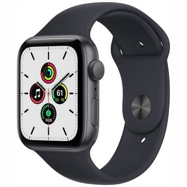 Pre-Owned Apple Watch SE 44mm GPS - Space Gray Aluminum Case - Black Sport Band (2020) - Fair