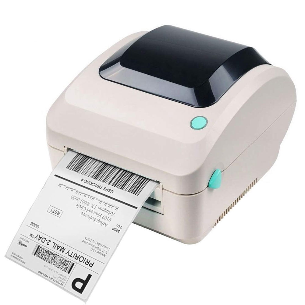 SJPACK 450 Labels, 4x6 Direct Thermal Blank Shipping Labels, 450 per Roll, 1" Core Self-Adhesive for Zebra 2844,Eltron 2844,Zebra ZP-450, ZP-500(20 Rolls)