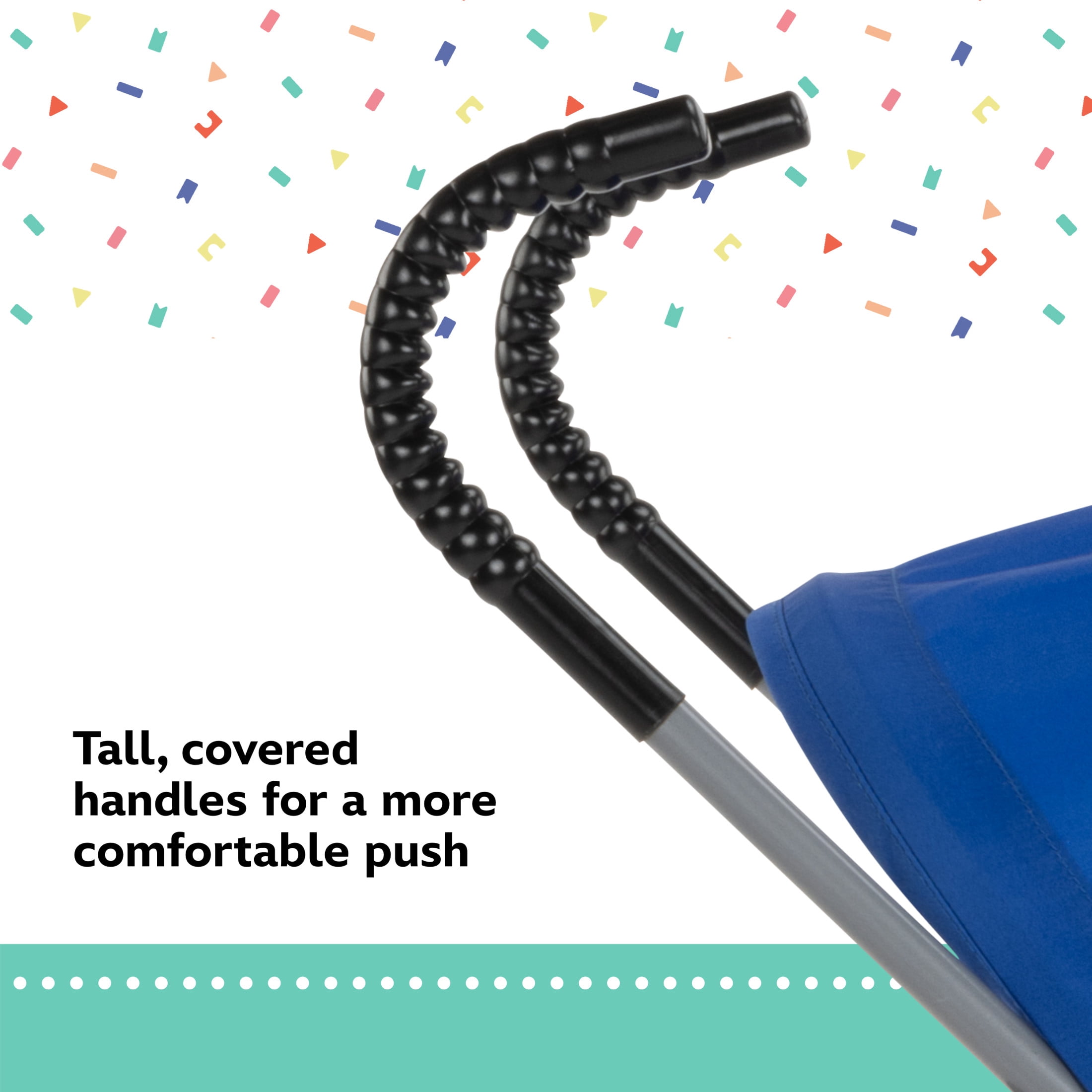 Disney Baby Comfort Height Character Toddler Umbrella Stroller with Basket, Tropical Stitch