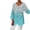 Light Blue, variant on ManxiVoo Women's Summer Tops V Neck Blouse Casual Short Sleeve Shimmer Vintage Digital Print Soft Comfortable Shirt For Leggings And Daily Wear L Size Blue