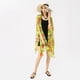 thumbnail image 4 of Cárdigan Kimono para mujer, ropa de pya suelta sin mangas, blusas de pya con cubierta de traje de baño para fiesta de viaje de - Yellow Amarillo Soledad Cárdigan tipo kimono de playa, 4 of 8