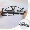 thumbnail image 3 of DIY Medal Hanger Display Holder Sports Medals Display Rack Wall Mount Iron Ribbon Hook Hanger Decor Awards Holder Storage Rack for Medal Display for Athletes and Kids DIY, 3 of 7