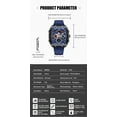 thumbnail image 7 of Taicans ‌Quartz Analog Dress Watch for Men - Waterproof,LED Backlight,Auto Date Week Display,Slim Business Wristwatch,Stainless Steel Case,formal office Wedding, 7 of 7