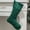 Green, variant on Zenithome Christmas Sock In Soft Velvet for Holiday Tree Table and Window Hanging with 16x6 In Size In Black Navy Blue Pink White Red Purple Gray Green