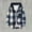 Navy, variant on purcolt Man's Casual Flannel Plaid Hoodies Spring Fashion Button Down Shirts Long Sleeve Cute Lightweight Jacket Coats