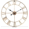 thumbnail image 1 of Clock, Metal Clock Round Shaped Antique Clock  For Home Cafe Decor, 1 of 8