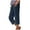 Gray, variant on Women's Stretch Scrub Pants Mid Rise Pull On Workwear Cargo Pocket Full Elastic Waist Medical Uniform Comfortable