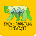thumbnail image 4 of Inktastic Smoky Mountains, Tennessee Mountains and Bear Shape Boys or Girls Baby Bib, 4 of 4