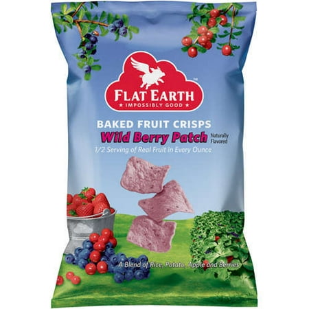 Frito Lay Flat Earth Baked Fruit Crisps, 6 oz