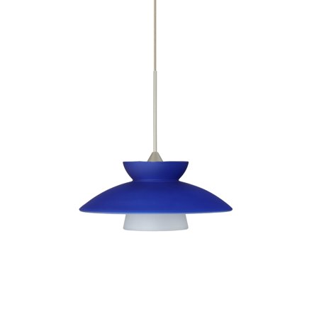 

Besa Lighting 1Xt-271823-Led Trilo 1 Light Led Cord-Hung Mini Pendant - Nickel