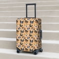 thumbnail image 2 of Lsque Cute Dogs Head Printed Luggage Cover, Travel Luggage Protector,Scratch and Dirt Resistant, Fits 18-32 Inch Luggage - Medium, 2 of 9